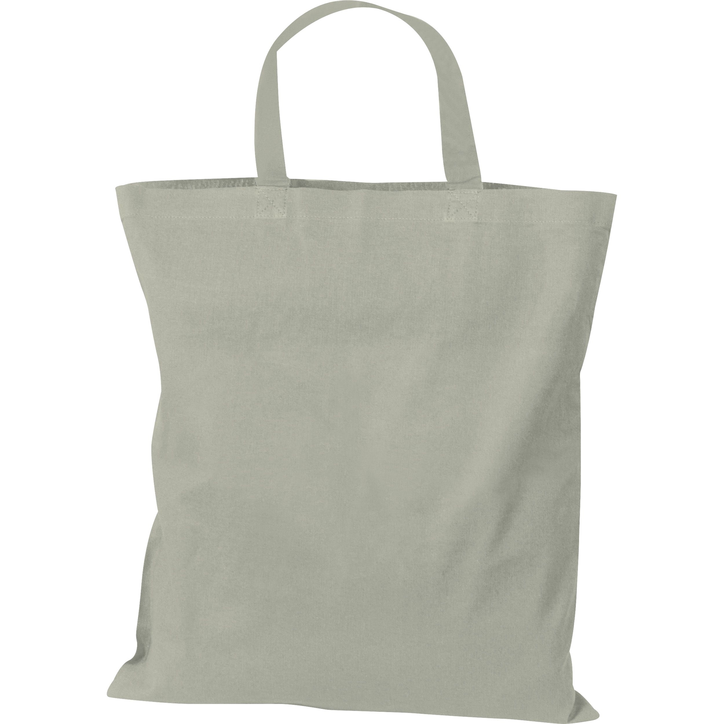 MA60680-07Baumwolltasche mit kurzen Henkeln _ silbergrau MA60680-07Baumwolltasche mit kurzen Henkeln _ silbergrau