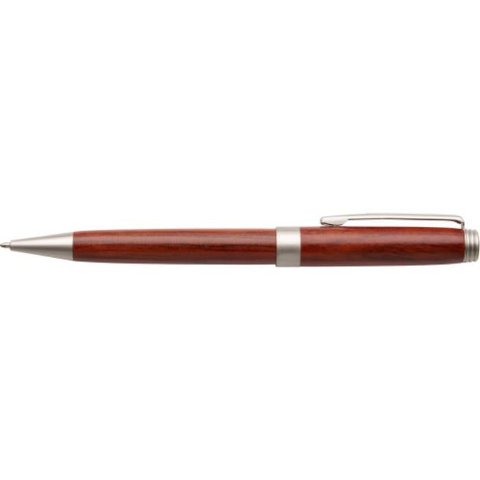 GI8110-11Kugelschreiber aus Rosenholz Ida_ Braun