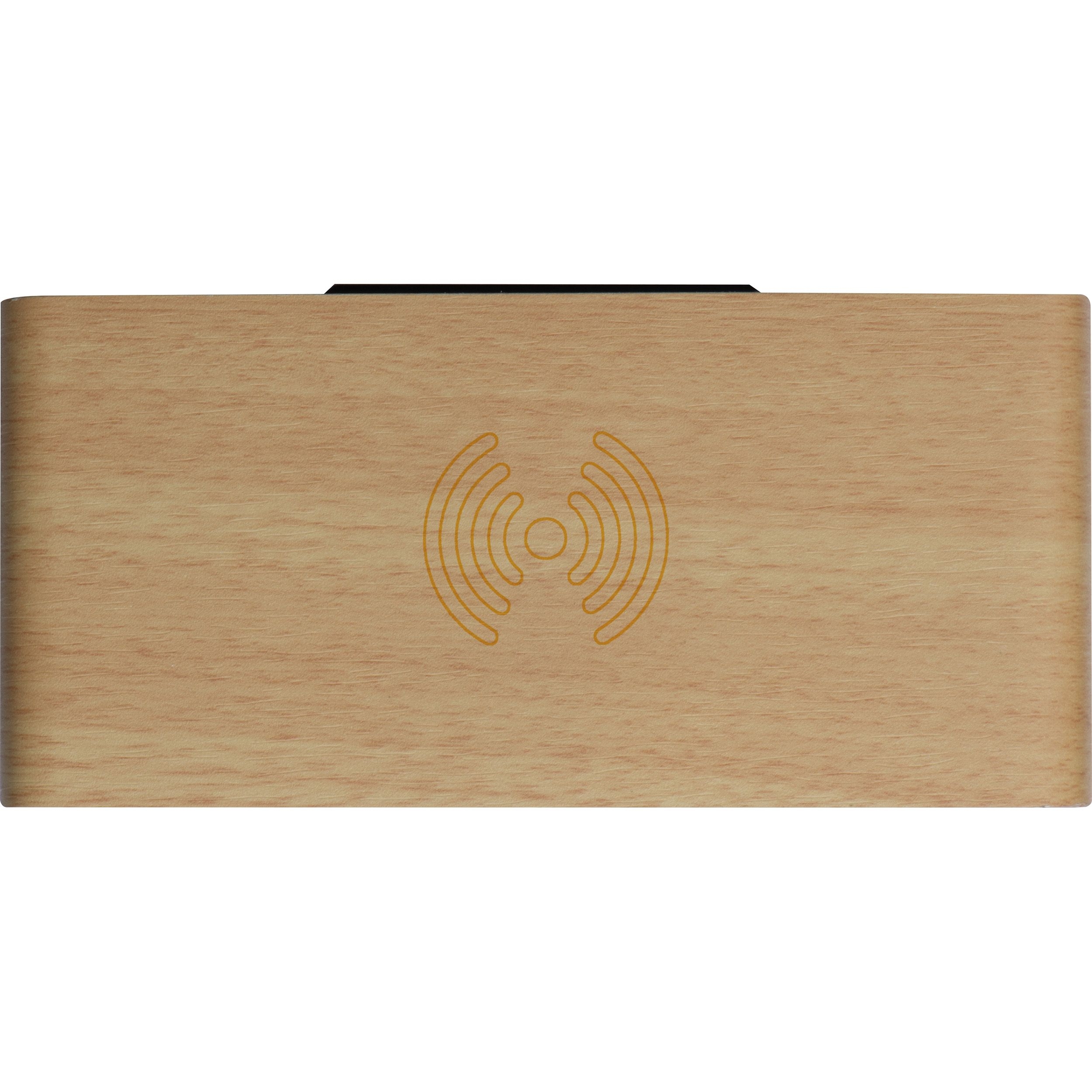 MA31515-13Schreibtischuhr mit intergriertem Wireless Charger_ beige