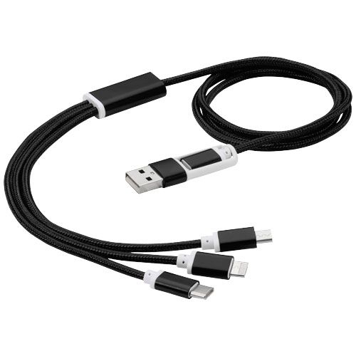 PF124180-4Versatile 5-in-1-Ladekabel_ schwarz PF124180-4Versatile 5-in-1-Ladekabel_ schwarz