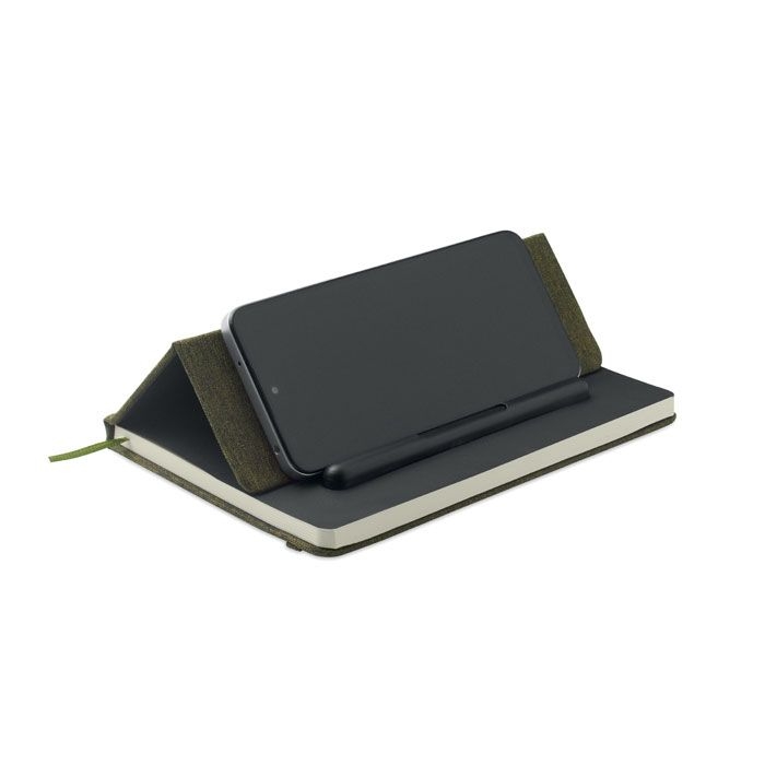 MO2687-60Rinbook DIN A5 Notizbuch RPET_ dunkelgruen