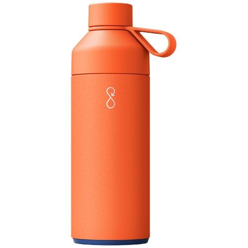 PF100753-3Big Ocean Bottle 1 L vakuumisolierte Flasche_ sonnenorange
