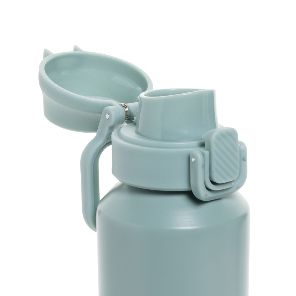 XDP437.50-07Via RCS Re-Steel Sportflasche mit Verschluss_ 600ml_ gruen