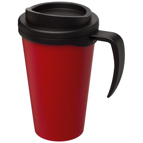 PF210004-21Americano® Grande 350 ml Isolierbecher_ rot_schwarz PF210004-21Americano® Grande 350 ml Isolierbecher_ rot_schwarz