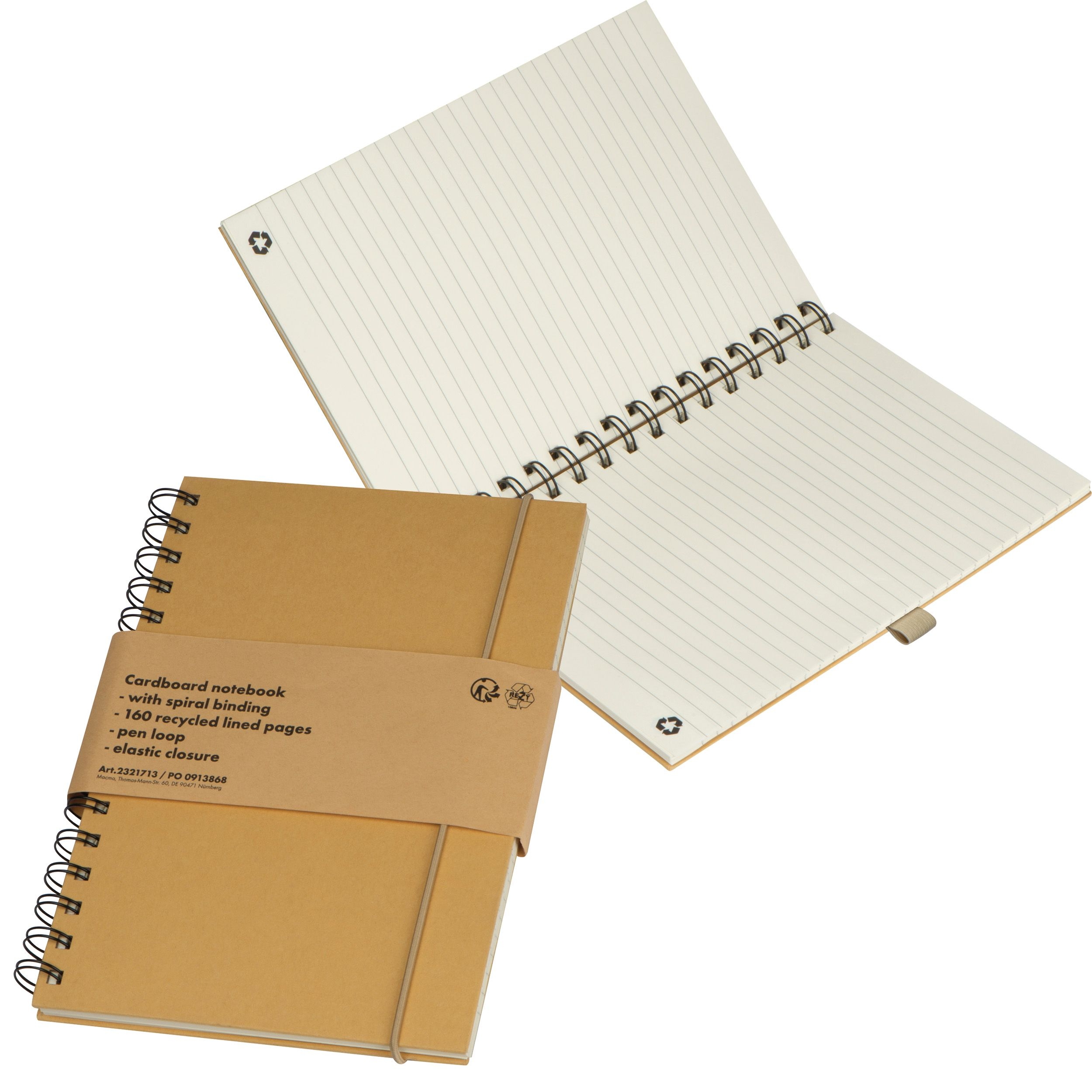 MA23217Notizbuch aus Karton