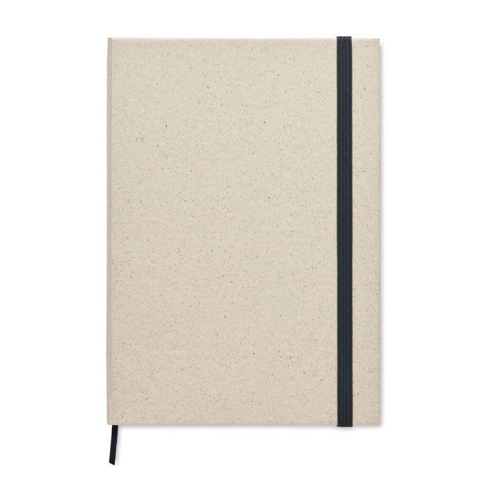 MO6542-13Grass Notes DIN A5 Notizbuch Graspapier_ Beige