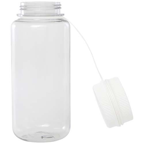 PF100837-1Ryder 900 ml RCS-zertifizierte RPET-Sportflasche mit Multifunktionsdeckel _ weiss