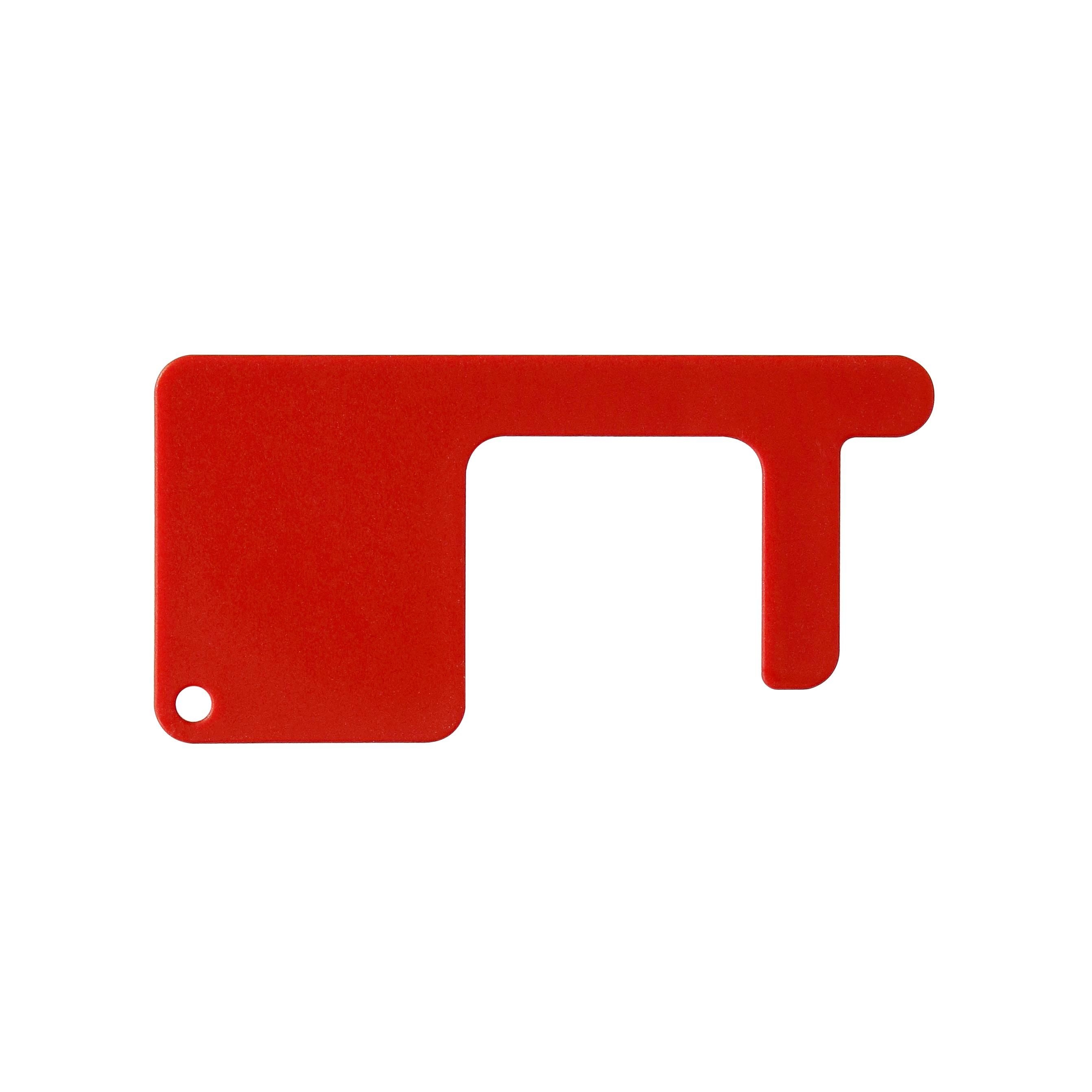 EL01491-4Schluesselanhaenger _Safe contact_ standard-rot