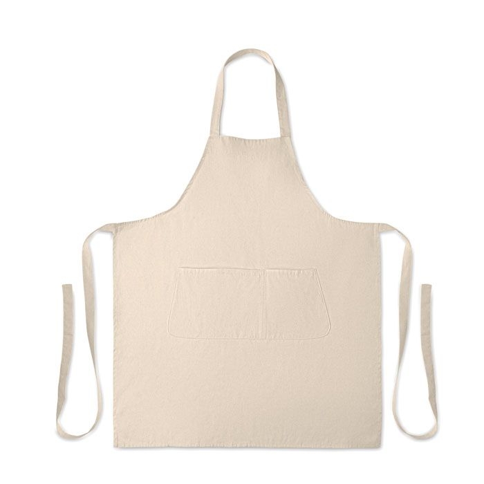 MO2649-13Gamma Colour Kuechenschuerze Organic Cotton_ beige
