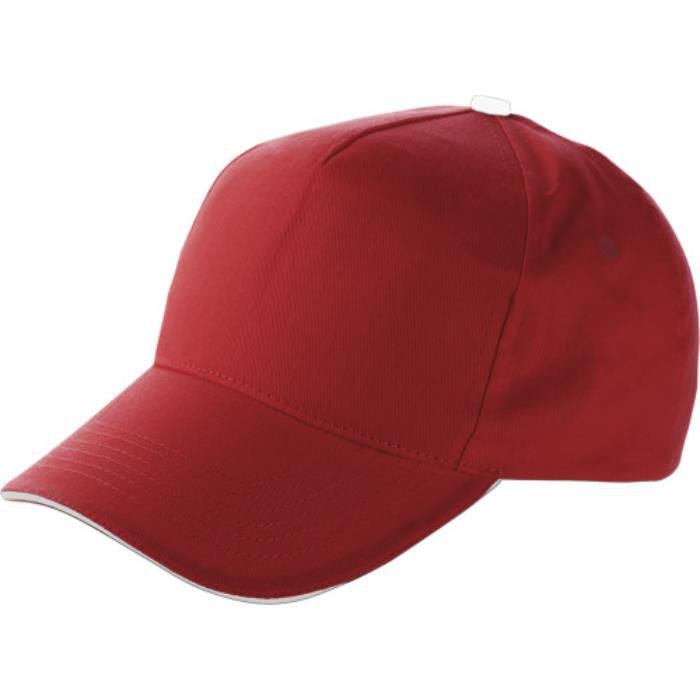 GI9114-08Baseball-Cap aus Baumwolle Beau_ Rot GI9114-08Baseball-Cap aus Baumwolle Beau_ Rot