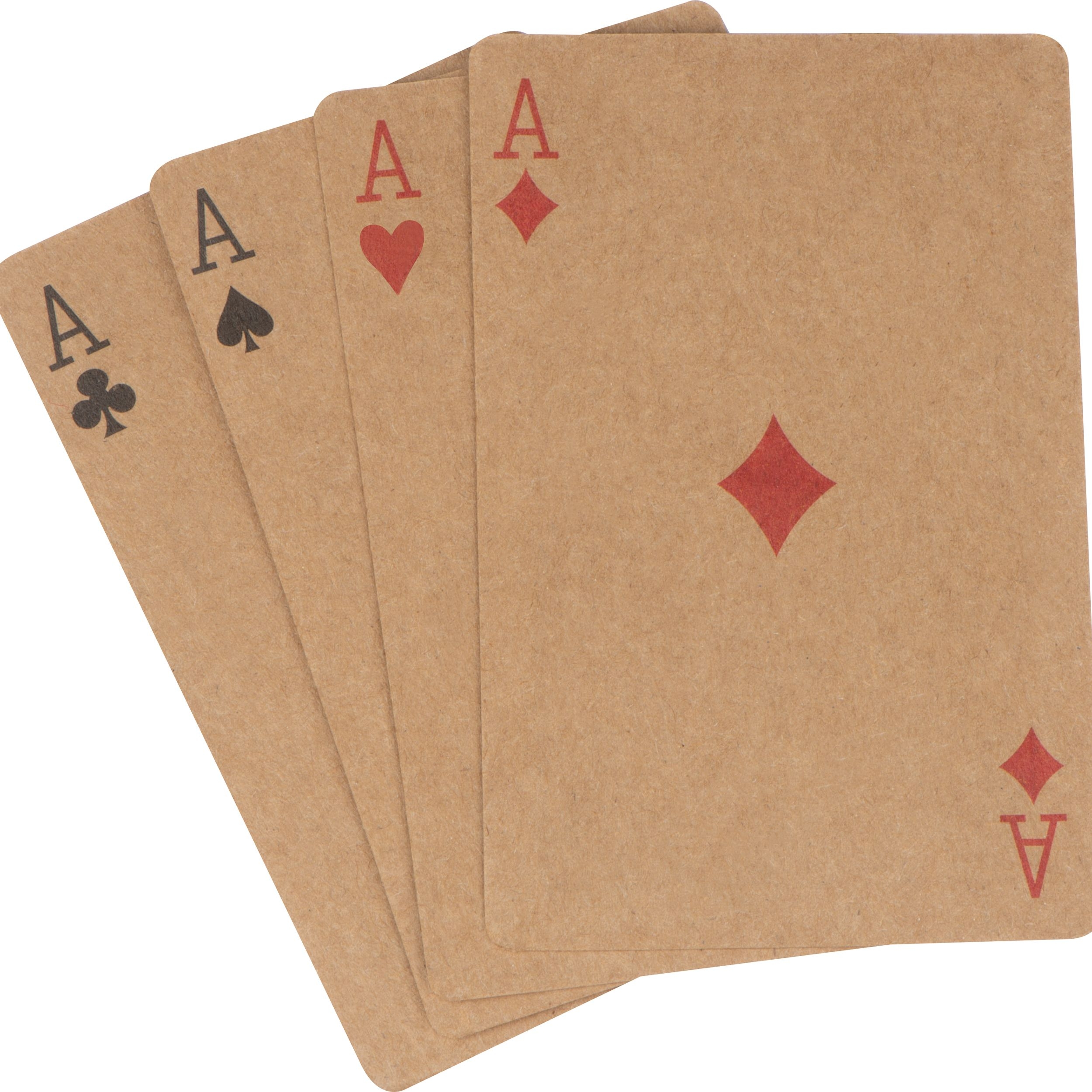 MA52626-13Spielkarten _52 Blatt _ Joker_ beige