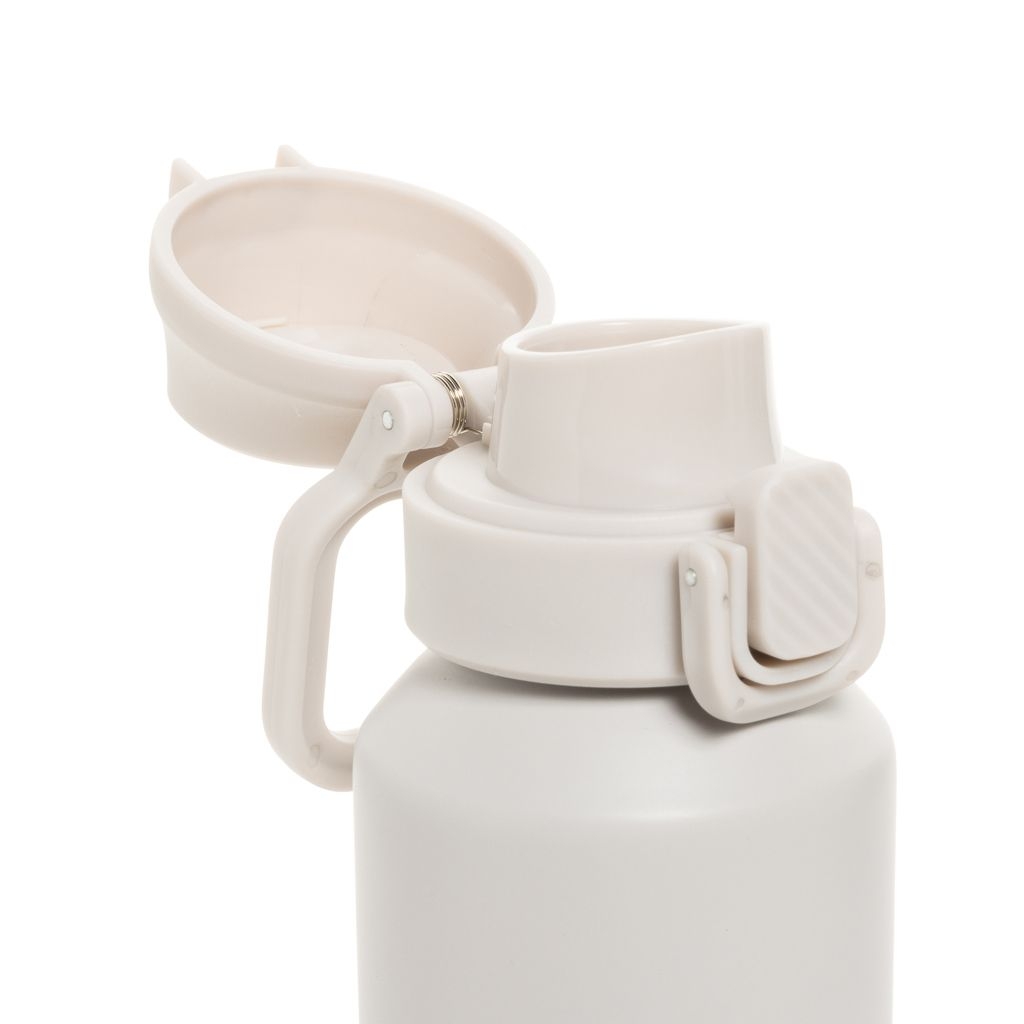XDP437.50-23Via RCS Re-Steel Sportflasche mit Verschluss_ 600ml_ beige