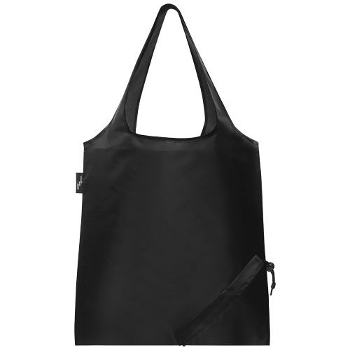 PF120541-6Sabia faltbare RPET Tragetasche 7L_ schwarz