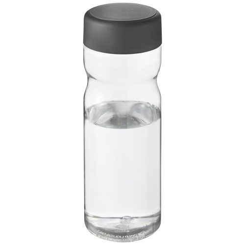 PF210438-12H2O Active® Base Tritan™ 650-ml-Sportflasche mit Drehdeckel_ transparent klar_grau PF210438-12H2O Active® Base Tritan™ 650-ml-Sportflasche mit Drehdeckel_ transparent klar_grau