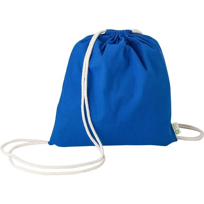 GI1039470-05Kordelzugtasche aus recycelter Baumwolle _120 gr_m2_ Joy_ blau