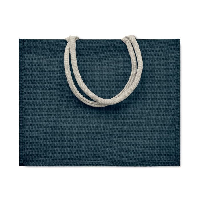 MO6443-04Aura Einkaufstasche Jute_ Blau