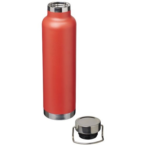 PF100488-5Thor 650 ml Kupfer-Vakuum Isoliersportflasche_ rot