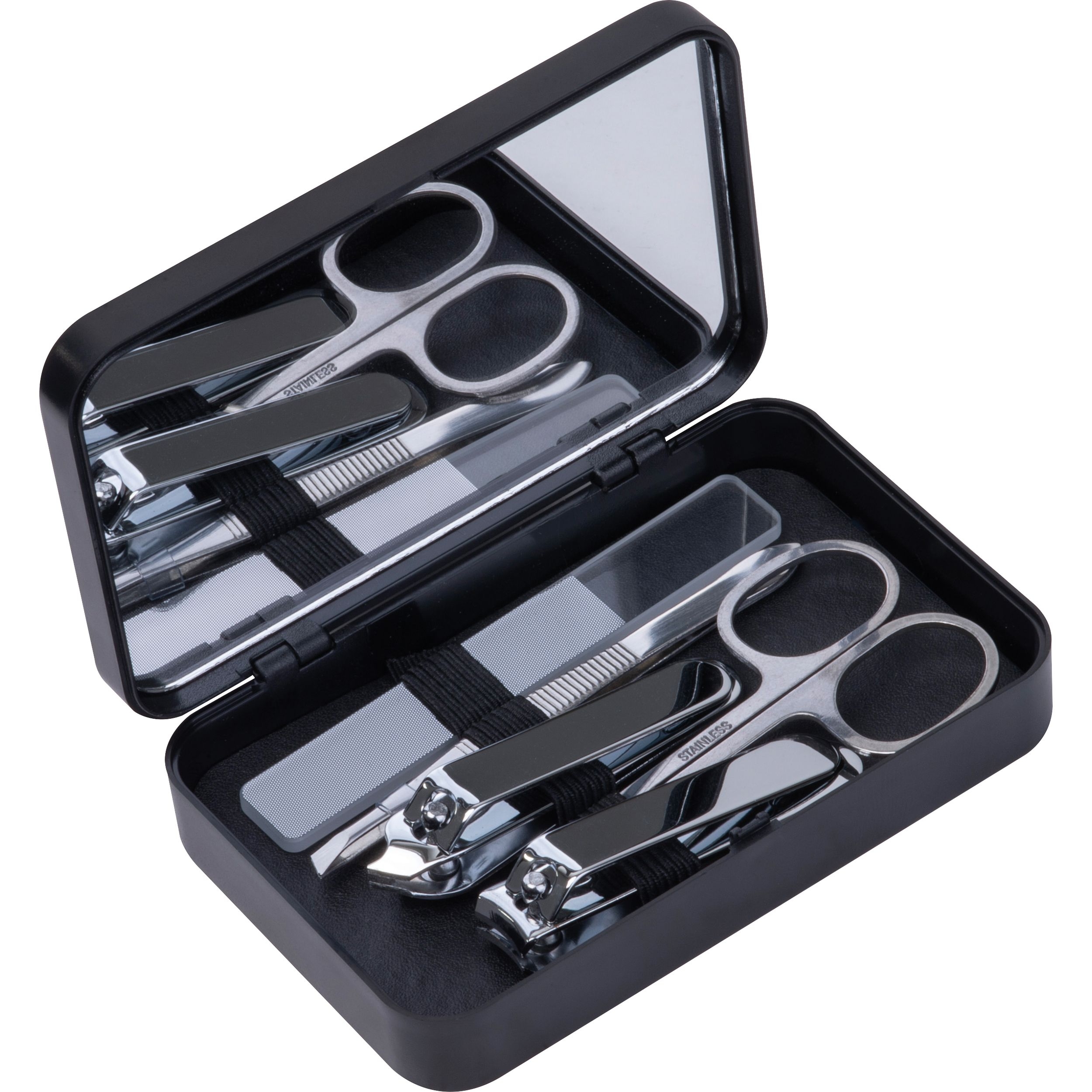 MA75500-03Manikuerset mit Spiegel STACY_ schwarz