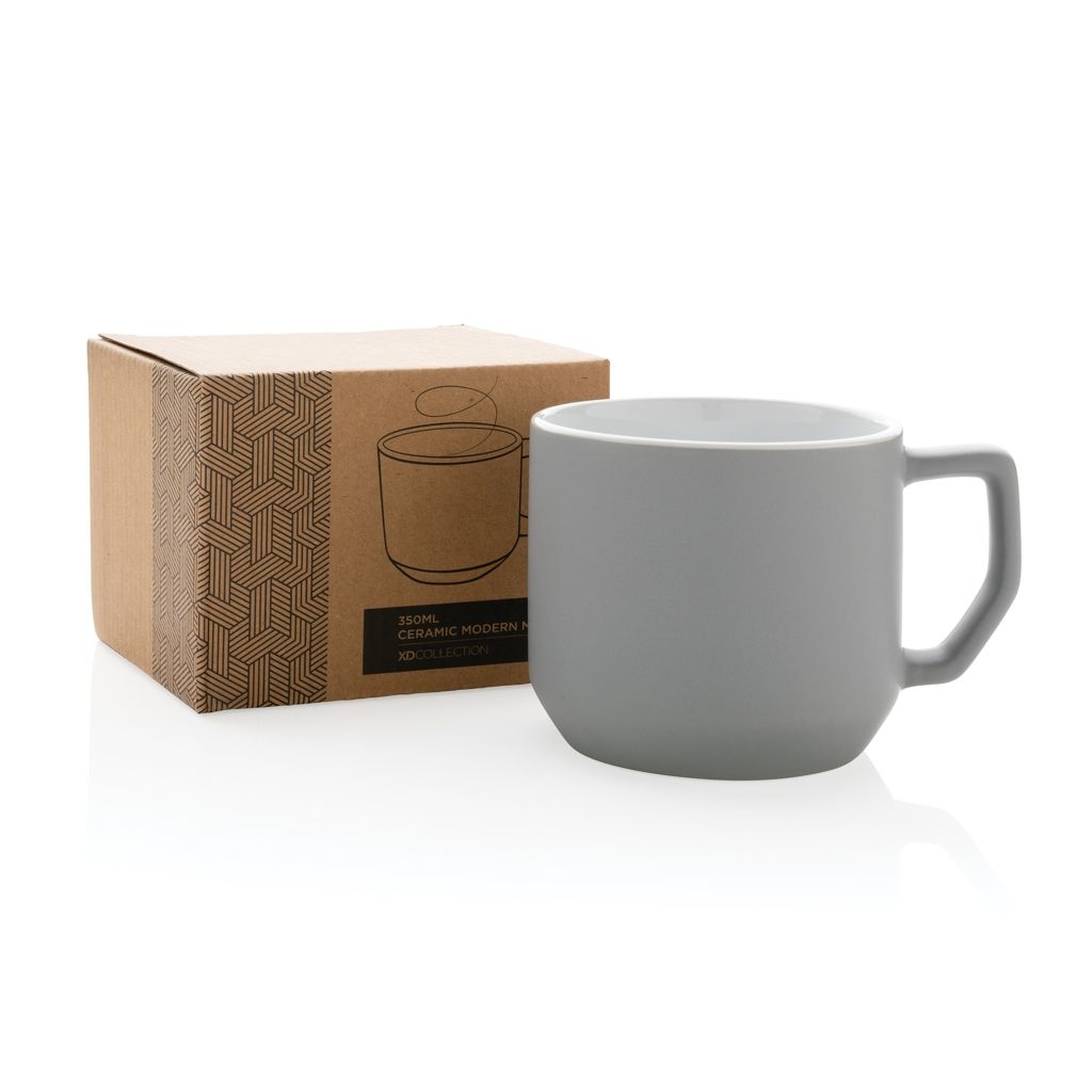 XDP434.04-2Moderne Keramiktasse_ 350ml_ grau