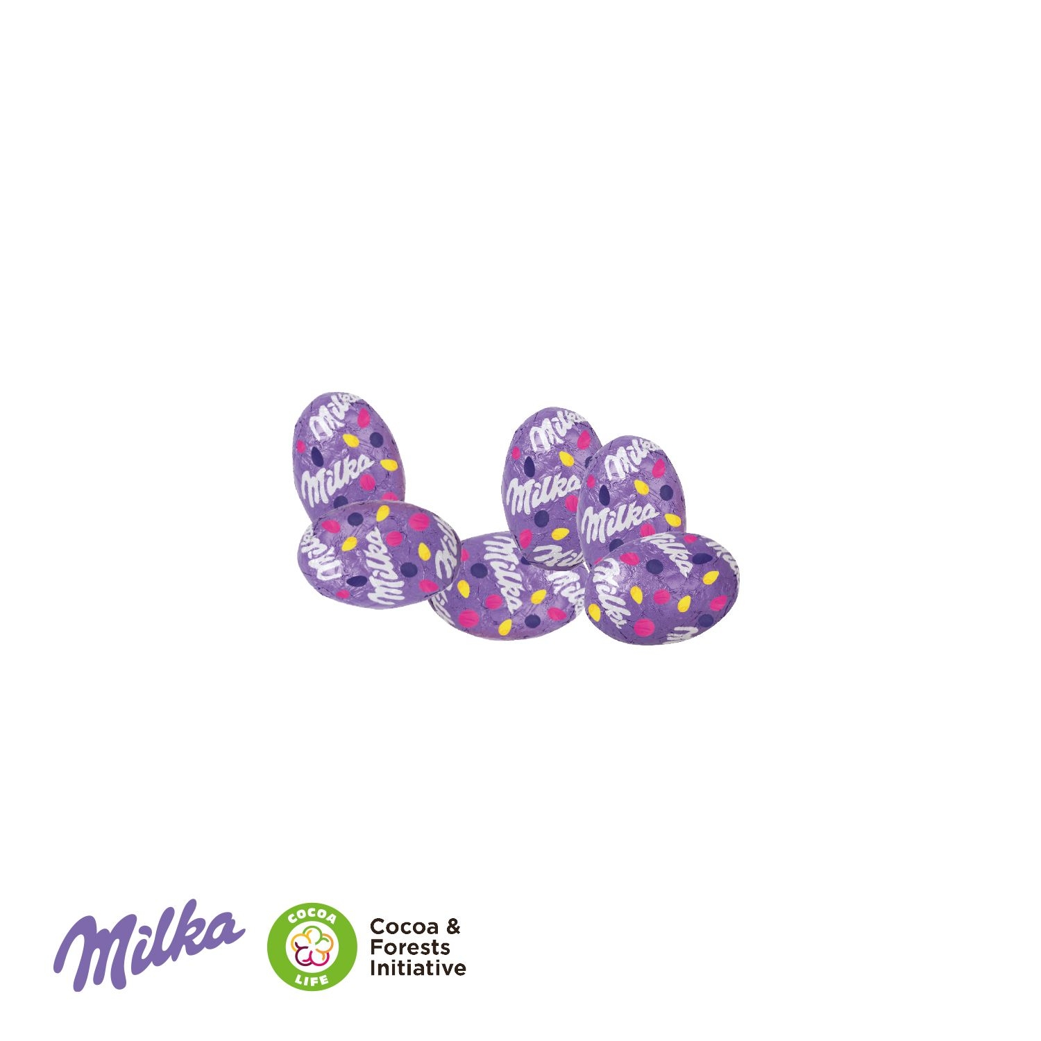 CD94537-01Schoko-Eier 6er mit Milka Schokolade_ Milka Alpenmilch-Eier