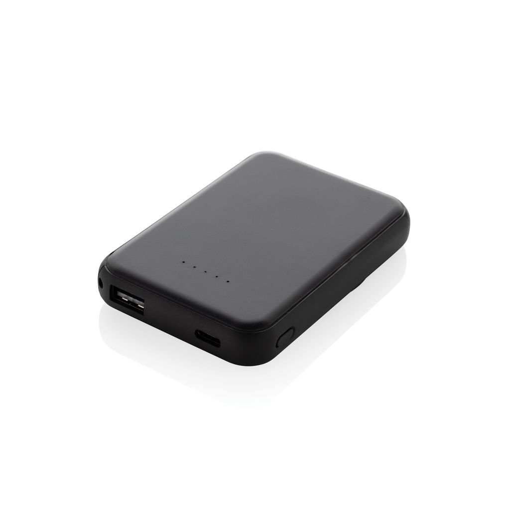 XDP322_59-01Stellar 5_000mAh 5W magnetische Powerbank aus RCS rec. ABS_ schwarz