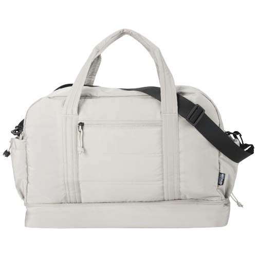 PF130115-1Puffer GRS recycelte Reisetasche mit isoliertem Boden 30L_ sandstone