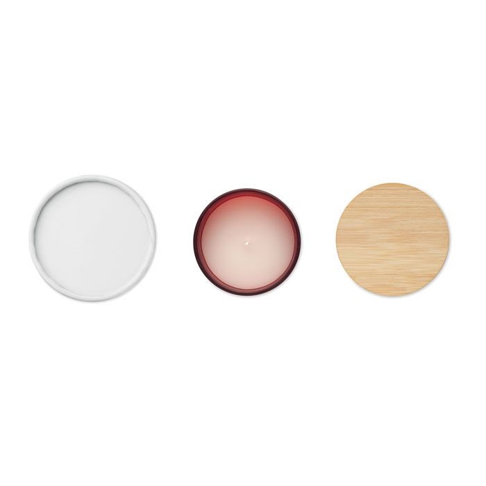 MO6613-02Keops Medium Kerze im Glas 200 g_ Bordeaux