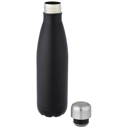 PF100790-5Cove 500 ml RCS-zertifizierte vakuumisolierte Edelstahlflasche_ schwarz