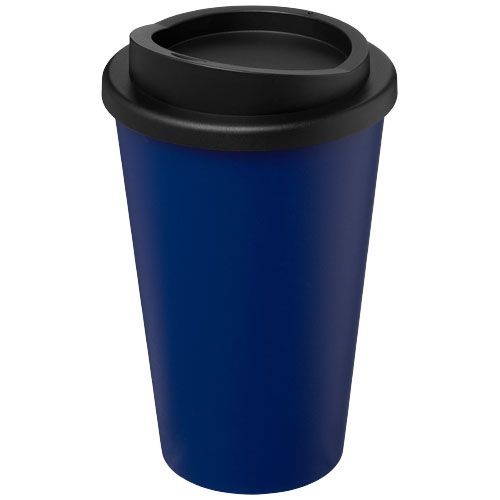 PF210691-6Americano® recycelter isolierter 350 ml Becher_ blau_schwarz