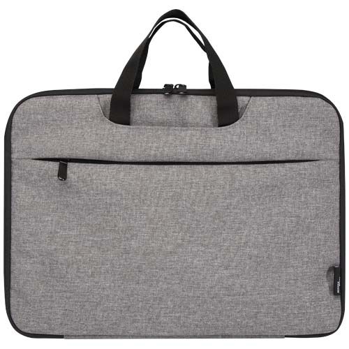 PF130085-1Libra 14” 2-in-1-Laptoptasche aus recyceltem GRS-Material 3 L_ heather grau