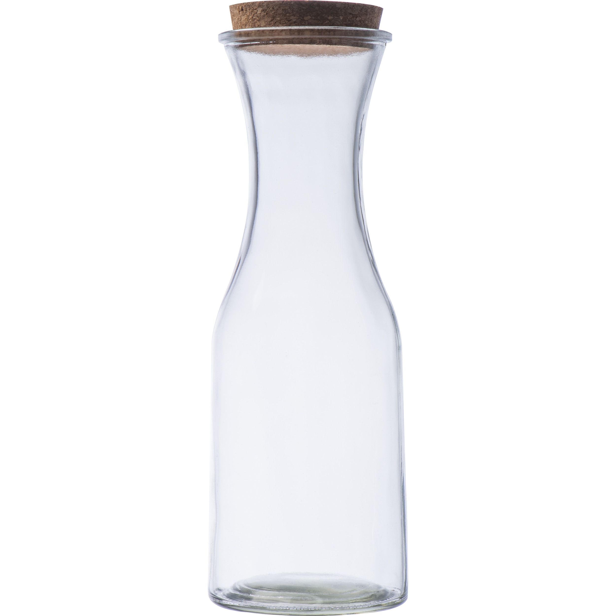 MA62306-66Glasflasche mit Korkdeckel_ transparent