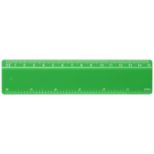 PF210467-5Refari 15 cm Lineal aus recyceltem Kunststoff_ gruen