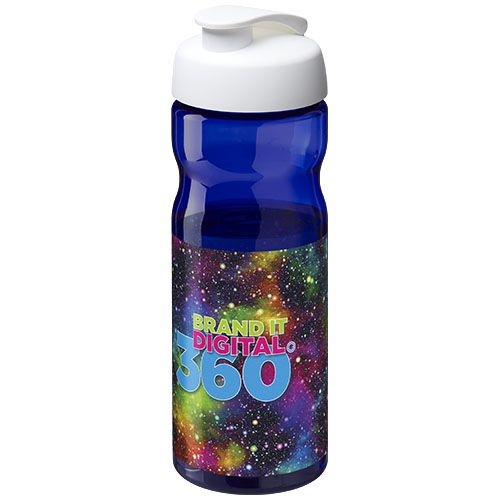 PF210436-10H2O Active® Base Tritan™ 650 ml Sportflasche mit Klappdeckel_ blau_weiss