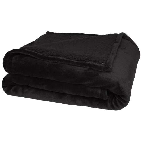 PF113515-2Ashen GRS-recycelte Sherpa Decke_ schwarz