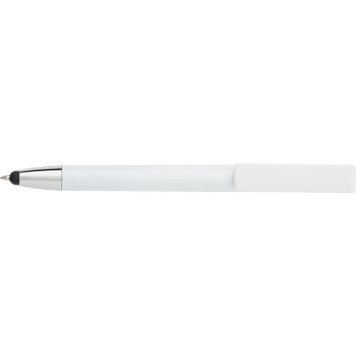 GI7124-02Kugelschreiber aus ABS-Kunststoff Calvin_ Weiss