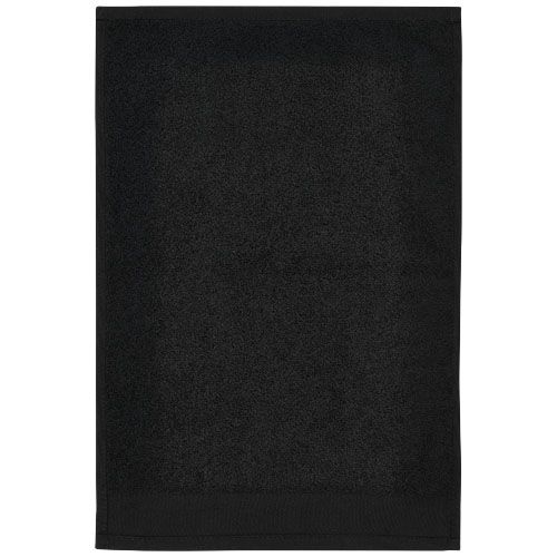 Chloe 550 g/m² Baumwollhandtuch 30 x 50 cm, schwarz