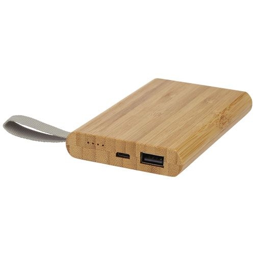 PF124145Tulda 5000 mAh Powerbank aus Bambus