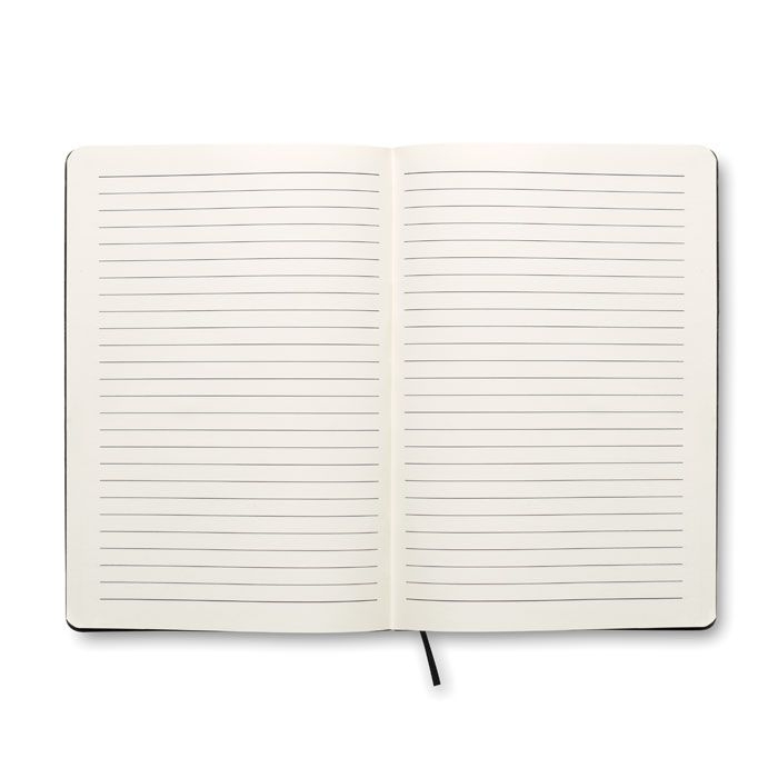 MO9108-03Softnote Notizbuch mit PU Cover_ schwarz