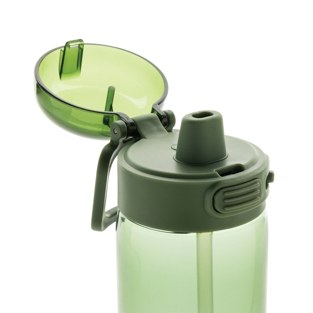 XDP437.70-07Sip'nLock RCS rPET auslaufsichere Sport-Trinkflasche 800ml_ gruen