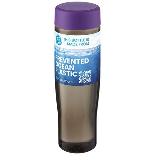 PF210450-5H2O Active® Eco Tempo 700 ml Wasserflasche mit Drehdeckel_ lila_kohle