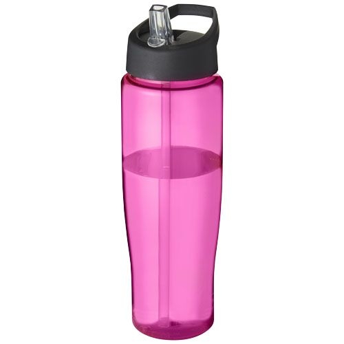PF210044-6H2O Active® Tempo 700 ml Sportflasche mit Ausgussdeckel_ rosa_schwarz PF210044-6H2O Active® Tempo 700 ml Sportflasche mit Ausgussdeckel_ rosa_schwarz