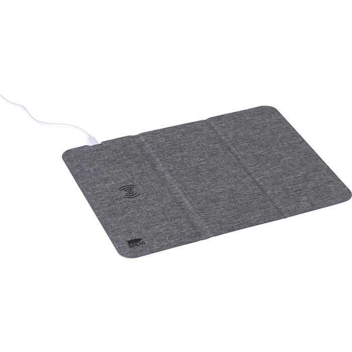 GI1015147-03rPET kabellose Schnell-Ladematte Selene_ grau