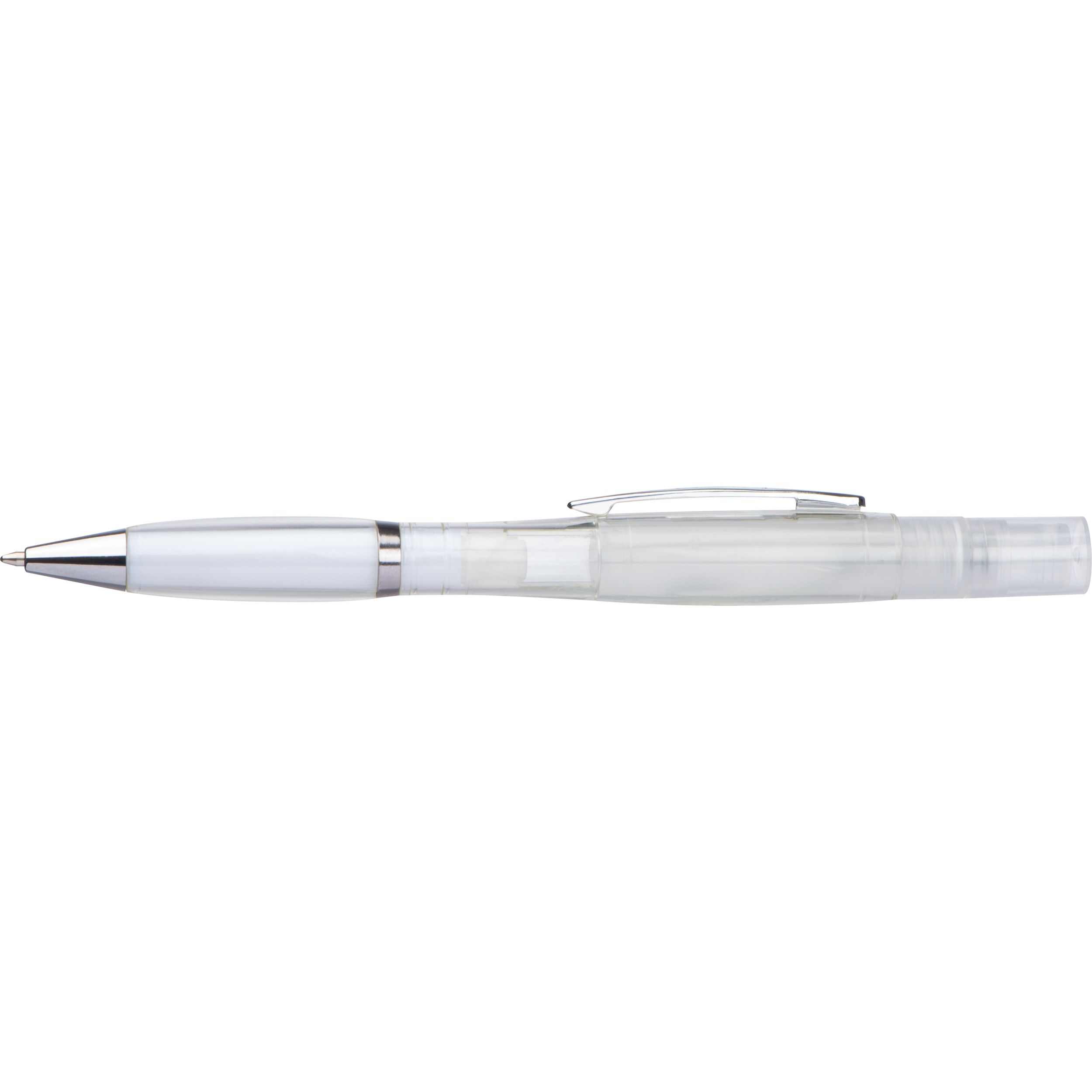 MA11776-06Drehkugelschreiber mit Sprayfunktion _ weiss