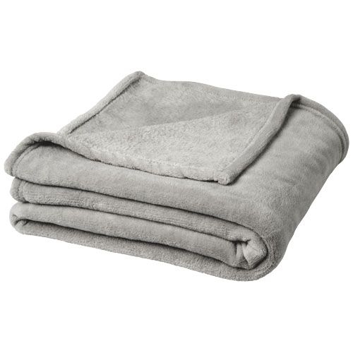 PF112810-2Bay Plaid-Decke aus extraweichem Coral-Fleece_ grau