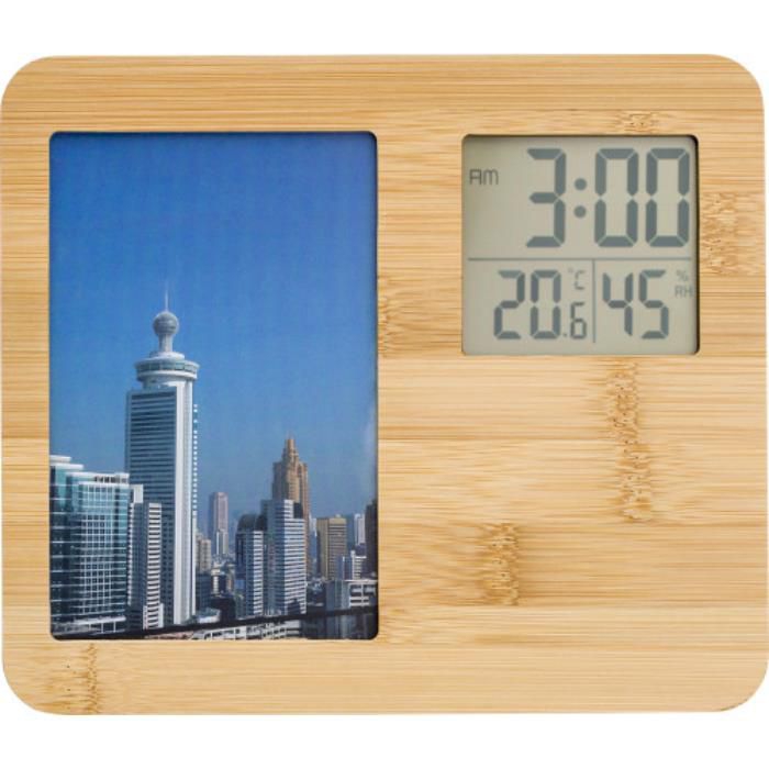 GI866586-11Wetterstation aus Bambus Colton_ Braun