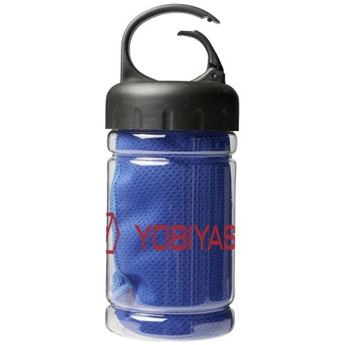 PF126170-2Remy Kuehlhandtuch in PET-Behaelter_ royalblau